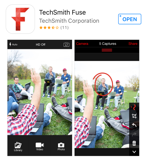 techsmith fuse app